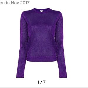 Kenzo Purple Metallic Knit